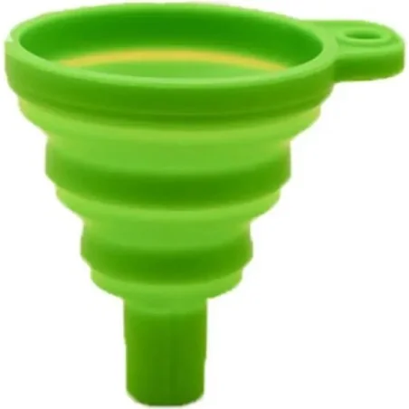 ENTONNOIR PLIABLE EN SILICONE SOUPLE VERT (MEDIUM)