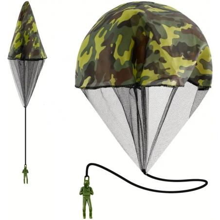 SOLDAT PARACHUTISTE À LANCER CAMOUFLAGE WOODLAND