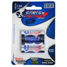 PILES ENERGY PAINTBALL ALKALINE 1.5V LR03 AAA (X4)