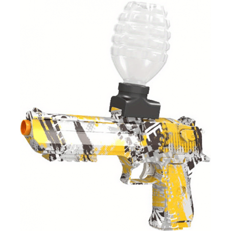 BLASTER GEL4FUN DESERT EAGLE GRAFFITI JAUNE