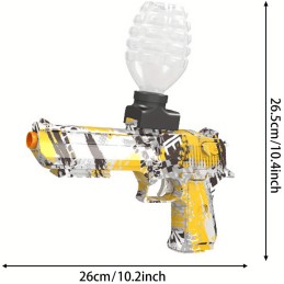 BLASTER GEL4FUN DESERT EAGLE GRAFFITI JAUNE