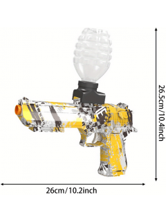 BLASTER GEL4FUN DESERT EAGLE GRAFFITI JAUNE