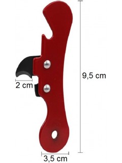 OUVRE-BOÎTE DÉCAPSULEUR PORTABLE ACIER