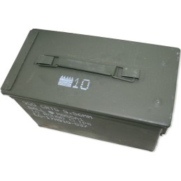 CAISSE À MUNITIONS 900 CRTG 5.56MM BALL M855A1 EN MÉTAL VERT OCCASION