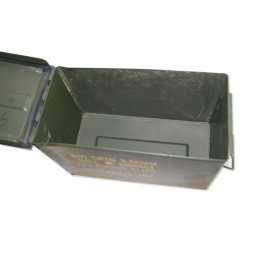 CAISSE À MUNITIONS 900 CRTG 5.56MM BALL M855A1 EN MÉTAL VERT OCCASION