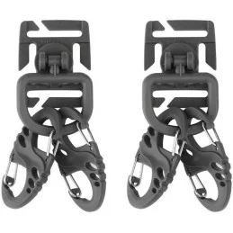 SET DE FIXATION MIL-TEC TACTICAL ULTIMATE NOIR (lot de 2)