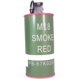 GRENADE FUMIGÈNE FACTICE M18 BB LOADER G&G ROUGE