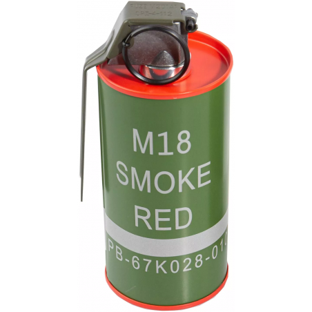 GRENADE FUMIGÈNE FACTICE M18 BB LOADER G&G ROUGE