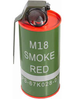 GRENADE FUMIGÈNE FACTICE M18 BB LOADER G&G ROUGE