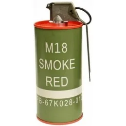 GRENADE FUMIGÈNE FACTICE M18 BB LOADER G&G ROUGE