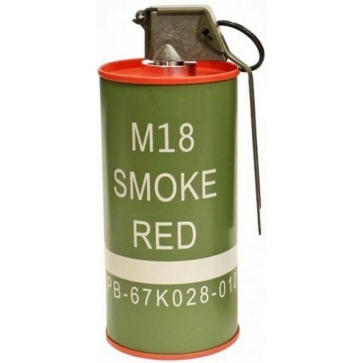 GRENADE FUMIGÈNE FACTICE M18 BB LOADER G&G ROUGE