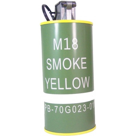 GRENADE FUMIGÈNE FACTICE M18 BB LOADER G&G JAUNE