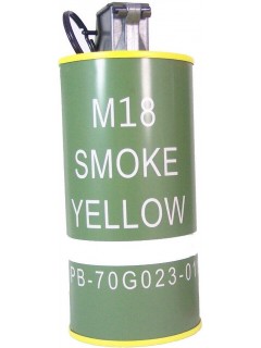 GRENADE FUMIGÈNE FACTICE M18 BB LOADER G&G JAUNE