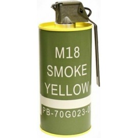 GRENADE FUMIGÈNE FACTICE M18 BB LOADER G&G JAUNE