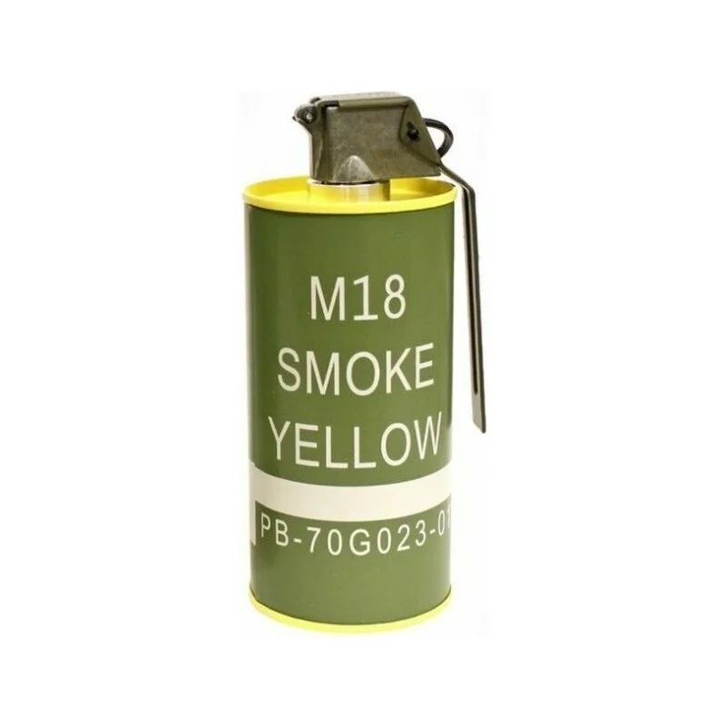 GRENADE FUMIGÈNE FACTICE M18 BB LOADER G&G JAUNE