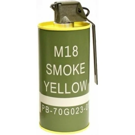 GRENADE FUMIGÈNE FACTICE M18 BB LOADER G&G JAUNE