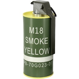 GRENADE FUMIGÈNE FACTICE M18 BB LOADER G&G JAUNE