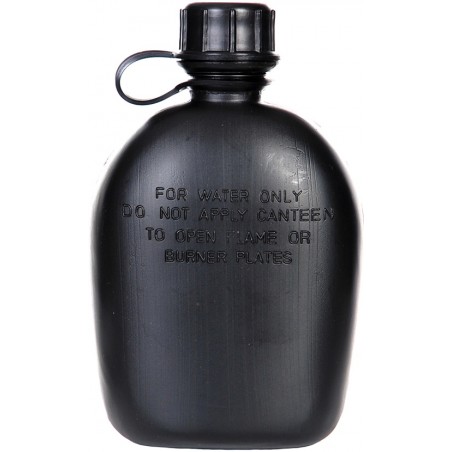 GOURDE EN PLASTIQUE FOSCO NOIR (1L)