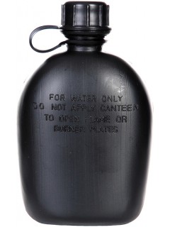 GOURDE EN PLASTIQUE FOSCO NOIR (1L)