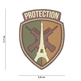 PATCH PVC 3D VELCRO 101 INC PROTECTION CAMOUFLAGE (Basse Visibilité)