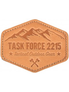 PATCH EN CUIR VELCRO TASK FORCE 2215 LOGO