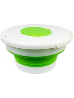 SEAU DE PRÉPARATION/STOCKAGE REPLIABLE GEL4FUN POUR BILLES GELBALL BLANC/VERT (10L)