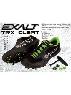 CHAUSSURES EXALT TRX CLEATS NOIR/VERT