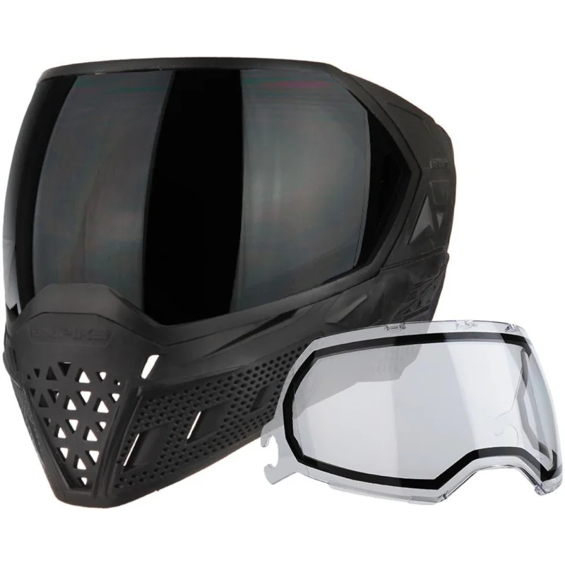 MASQUE EMPIRE EVS THERMAL ALL BLACK (pack 2 écrans)