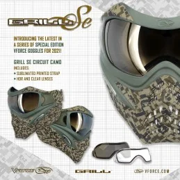 MASQUE VFORCE GRILL THERMAL SE CIRCUIT CAMO (pack 2 écrans)