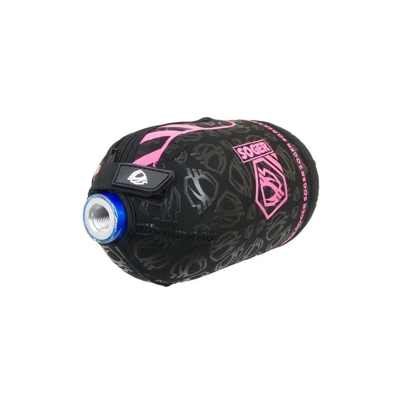 HOUSSE DE BOUTEILLE SOGER PROTEK 1.1L BLACK/PINK