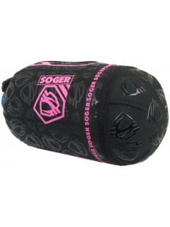 HOUSSE DE BOUTEILLE SOGER PROTEK 1.1L BLACK/PINK