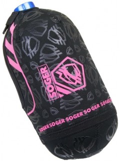 HOUSSE DE BOUTEILLE SOGER PROTEK 1.1L BLACK/PINK