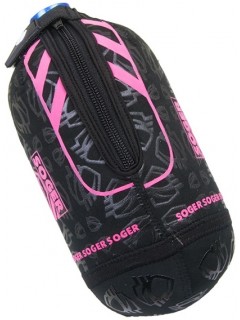 HOUSSE DE BOUTEILLE SOGER PROTEK 1.1L BLACK/PINK