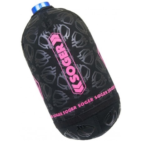 HOUSSE DE BOUTEILLE SOGER PROTEK 1.1L BLACK/PINK