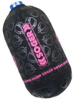 HOUSSE DE BOUTEILLE SOGER PROTEK 1.1L BLACK/PINK