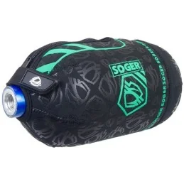 HOUSSE DE BOUTEILLE SOGER PROTEK 1.1L BLACK/LIME