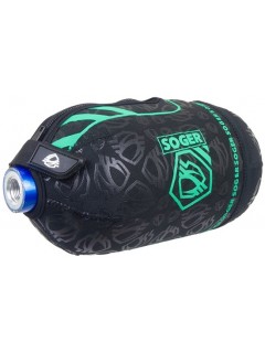 HOUSSE DE BOUTEILLE SOGER PROTEK 1.1L BLACK/LIME