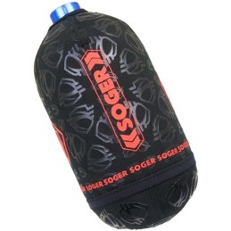 HOUSSE DE BOUTEILLE SOGER PROTEK 1.1L BLACK/RED