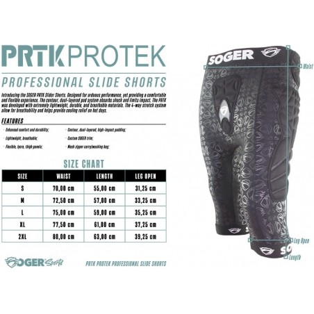 SLIDE SHORT SOGER PROTEK NOIR