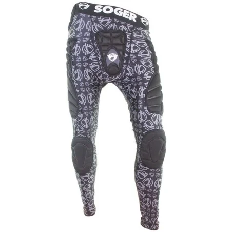 PANTALON DE COMPRESSION REMBOURRÉ SOGER PROTEK NOIR