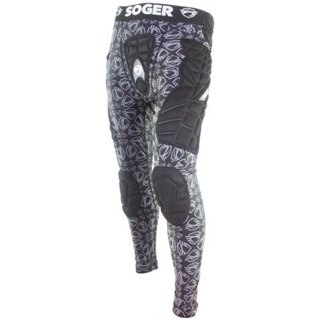 PANTALON DE COMPRESSION REMBOURRÉ SOGER PROTEK NOIR