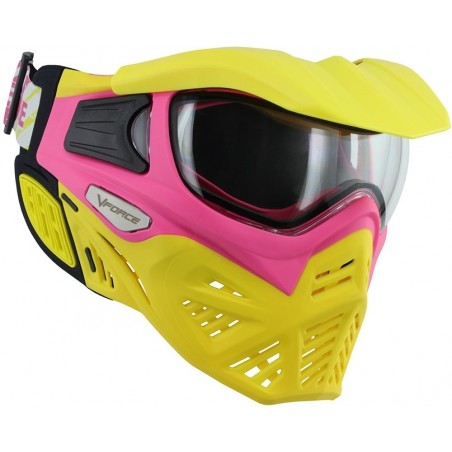 MASQUE VFORCE GRILL 2.0 THERMAL REFEREE (Pink/Yellow)