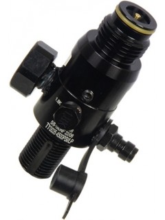 RÉGULATEUR AIR SOGER GC 4500 PSI BP 450 PSI AJUSTABLE (Tête Aluminium Noir/Simple Joint)