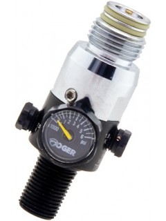 RÉGULATEUR AIR SOGER GC 4500 PSI HP 850 PSI (Tête Acier Argent/Double-Joint)