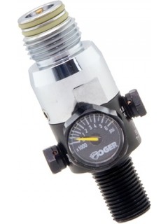 RÉGULATEUR AIR SOGER GF 3000 PSI HP 850 PSI (Tête Acier Argent/Double Joint)