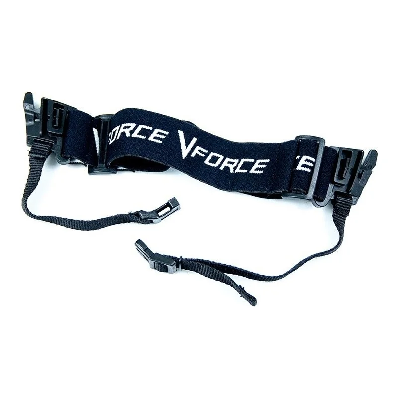 STRAP VFORCE SENTRY NOIR COMPLET (Strap+Clips+Jugulaire)