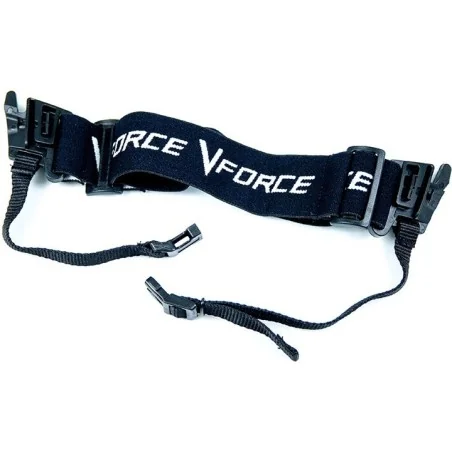 STRAP VFORCE SENTRY NOIR COMPLET (Strap+Clips+Jugulaire)