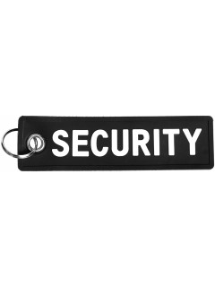 PORTE-CLÉ FOSTEX SECURITY EN PVC NOIR/BLANC