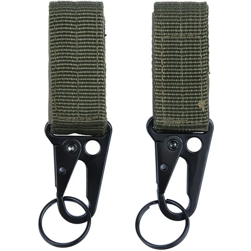 LOT DE 2 MOUSQUETONS AVEC PORTE-CLÉ SYSTÈME MOLLE 101 INC JFO03 VERT