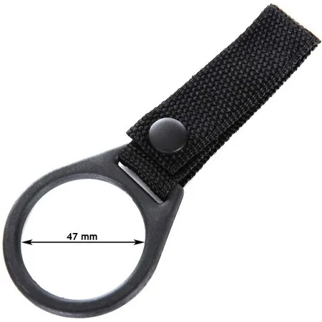 PORTE LAMPE DE SÉCURITÉ STEALTH POUR CEINTURE NOIR (47mm)